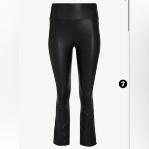 SPRWMN GRACE LEATHER CROP FLARE